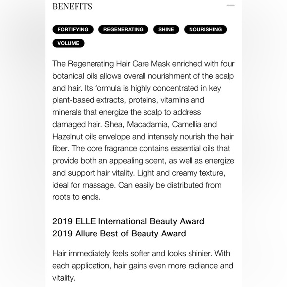 Hair Rituel by Sisley Regenerating Hair Care Mask 2 x 15 ml - Picture 3 of 3